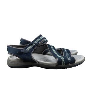 Dr Scholls Shoes Womens 8 Sandals Sport Comfort Dynomite Adjustable Strap Blue